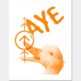 Aye Up Duck Posters and Art